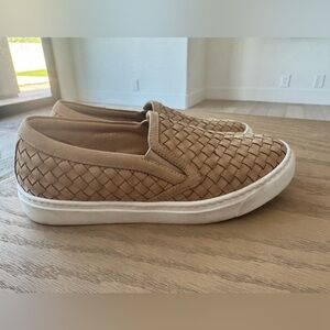 M. Gemi Woven Slip On Sneaker Brown Size 6.5-7